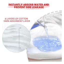 Bembika Babies Cotton Potty Training Pants Printed Design Pack 2 L Size - Multicol image 3