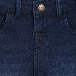 MINI KLUB Cotton Denim Woven Mild Washed Jeans - Blue image 4