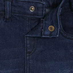 MINI KLUB Cotton Denim Woven Mild Washed Jeans - Blue image 5