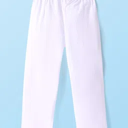 Babyhug Full Sleeves Cotton Woven Kurta with Floral Print and Payjama Set - White image 5