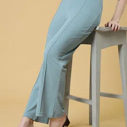 SZN Women Relaxed High-Rise Pleated Trousers image 2