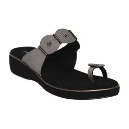 PINK LEAF Women Embellished Open Toe Wedge Sandals-picture-11