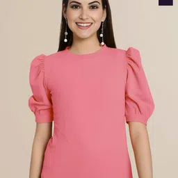 Mast & Harbour Women Pack Of-2 Puff Sleeve Regular Top-picture-27