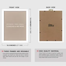 Chaka Chaundh Multicoloured Synthetic Wood Wall Art image 3