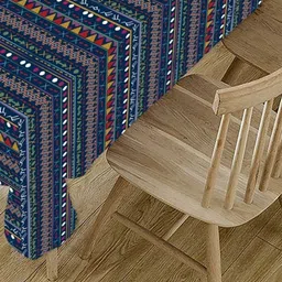 AEROHAVEN Multicoloured Geometric Printed Cotton 4-Seater Table Cover image 2