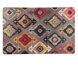 FABINALIV Brown Printed Anti-Skid Doormat image 2