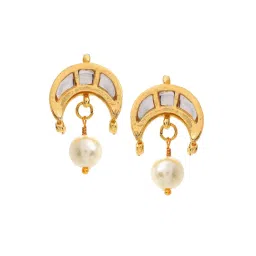 AARSEE OFFICIAL Gold-Plated Crescent Moon Earrings-picture-15