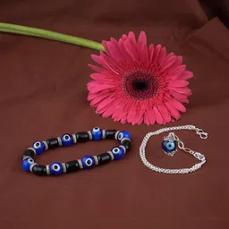 JFL - JEWELLERY FOR LESS Unisex 2 Brass Silver-Plated Bracelet image 3