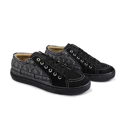 KobSook Men Printed Suede Slip-On Sneakers-picture-6