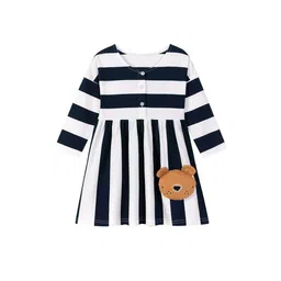 StyleCast x Revolte Girls Striped Cotton A-Line Dress-image-66
