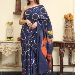 Pinkcity Trade World Pure Cotton Ikat Saree-picture-8