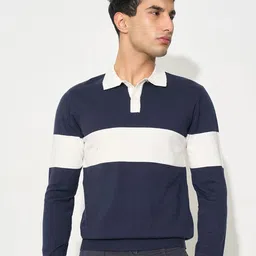 Peregrine by Pantaloons Men Striped Pullover-image-18