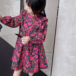 LULU & SKY Floral Print Fit & Flare Dress-picture-40