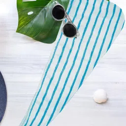 HOUSSE Lavender & Blue 2 Piece Printed Other 300 GSM Towel Set image 2