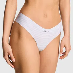 Victoria's Secret Women Striped Thongs Brief-image-61