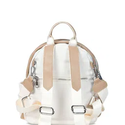 PELLE LUXUR Solid Tasselled Ergonomic Backpack image 2