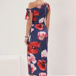 Trendyol Women Floral Print Sheath Midi Dress image 2