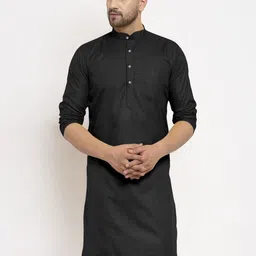 KRUDHA Men Thread Work Kurta image 5