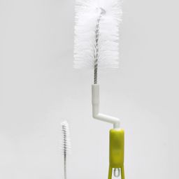 Babyhug Rotating Bottle Cleaning Brush - Yellow-picture-12