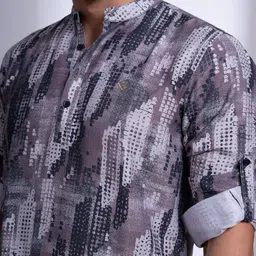 nostrum Men Printed Casual Shirt image 2