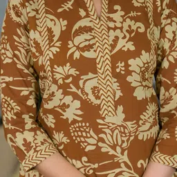 SKYLEE Women Floral Printed Regular Kurta with Trousers & With Dupatta image 5