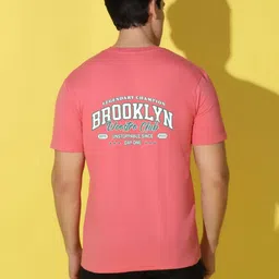 WOOSTRO Men Printed Applique T-shirt image 1