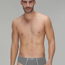 AMUL COMFY Pack Of 3 Cotton Basic Briefs AC-CBRIIE-SG-NY-BK-S-3PC image 4