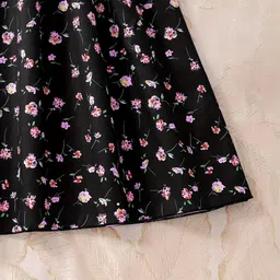 ethit Floral Print Puff Sleeve Fit & Flare Midi Dress image 2