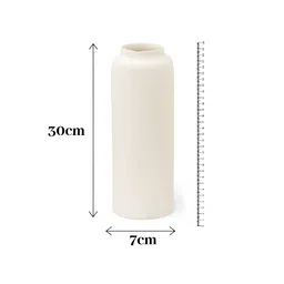 Claymistry Off-White Ceramic FlowerVase image 4