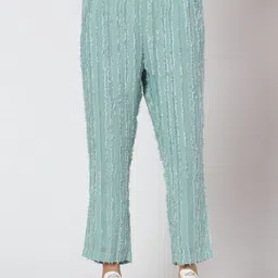 CORSICA Embellished Square Neck Top With Trousers Co-Ords image 2