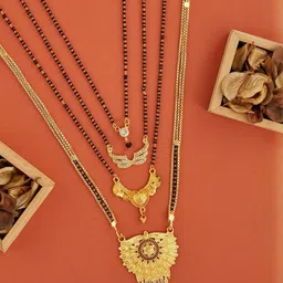 Bhanu diam Women Gold Mangalsutra-picture-27