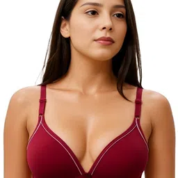 Blush Lado Solid Full Lightly Padded Casual Push-Up Bra-image-85