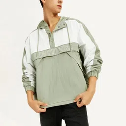 Levis Men Colourblocked Open Front Jacket with Embroidered-picture-14