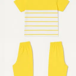 WINSWORLD ENTERPRISE Boys Striped T-shirt With Capris image 5