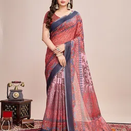 KALINI Ethnic Motifs Printed Saree-picture-26
