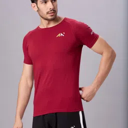 AESTHETIC NATION Men Brand Logo Dri-FIT T-shirt-image-13