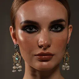 PATOLA BY VJ Geometric Drop Earrings image 5