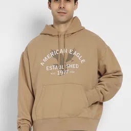 AMERICAN EAGLE OUTFITTERS Men Printed Hooded Pullover Sweatshirt-picture-43