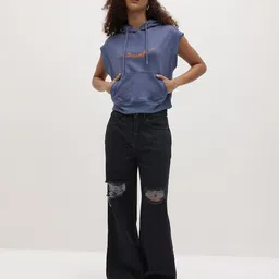 The Roadster Life Co. Graphic Printed Hooded Sweatshirt image 2