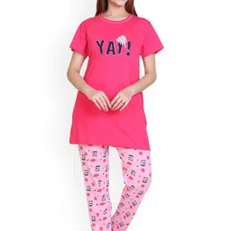 RG BY S.S. Clothing Women Printed Longline Night suit-picture-35