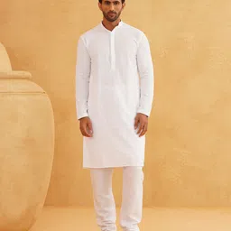 SOJANYA Men Checked Kurta-picture-42