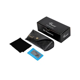 4Flaunt Unisex Green Lens & Brown Rectangle Sunglasses with image 5