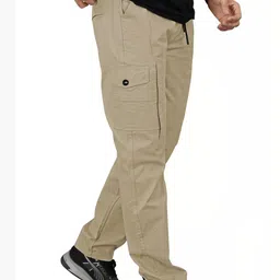 SNELLY EXPORT Men Easy Wash Cargos Trousers image 2