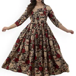 DEVEK Women Floral Printed Maternity Anarkali Kurta-picture-41
