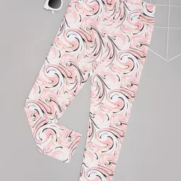 Pantaloons Junior Girls Printed Slim-Fit Mid-Rise Track Pants-image-87