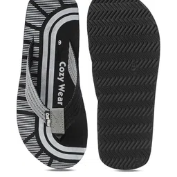 Cozy Wear Men Grey Flip Flops image 2