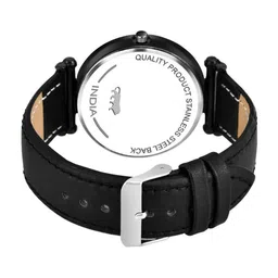 Gopal Shopcart Unisex Dial & Leather Straps Analogue Watch C34BLK Islamic NUM08 Chikani L image 3