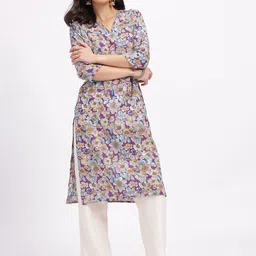 Anouk Rustic Floral Print Kurta image 2
