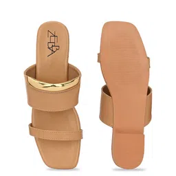 Zebba Women Open Toe Flats image 3