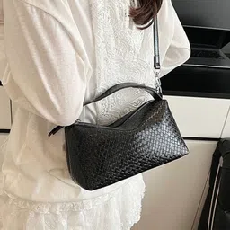 KPOP Textured PU Handheld Bag image 2